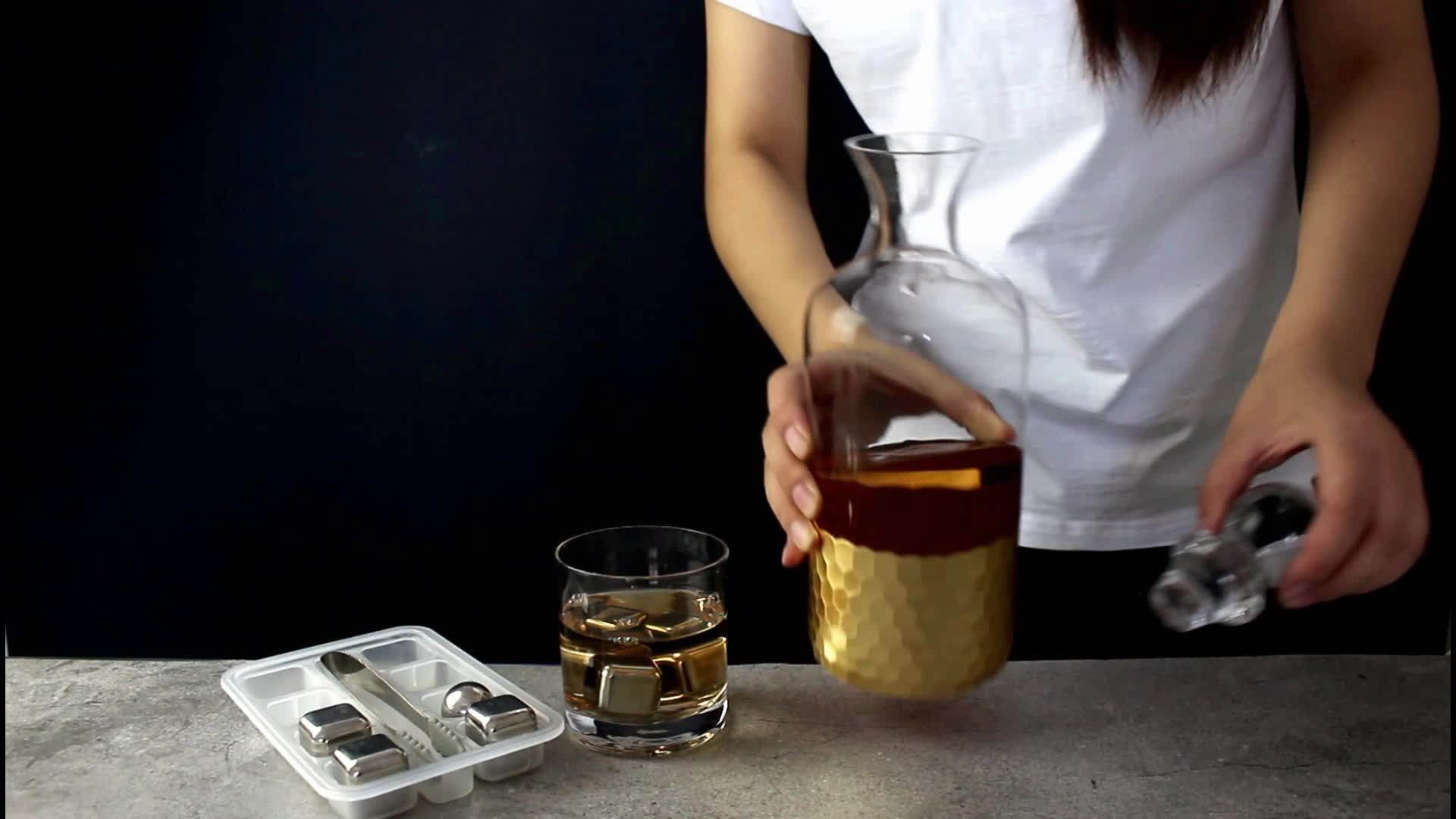 Wholesale New Style Thick Bottom Whiskey Glass With Bubble In Bottom