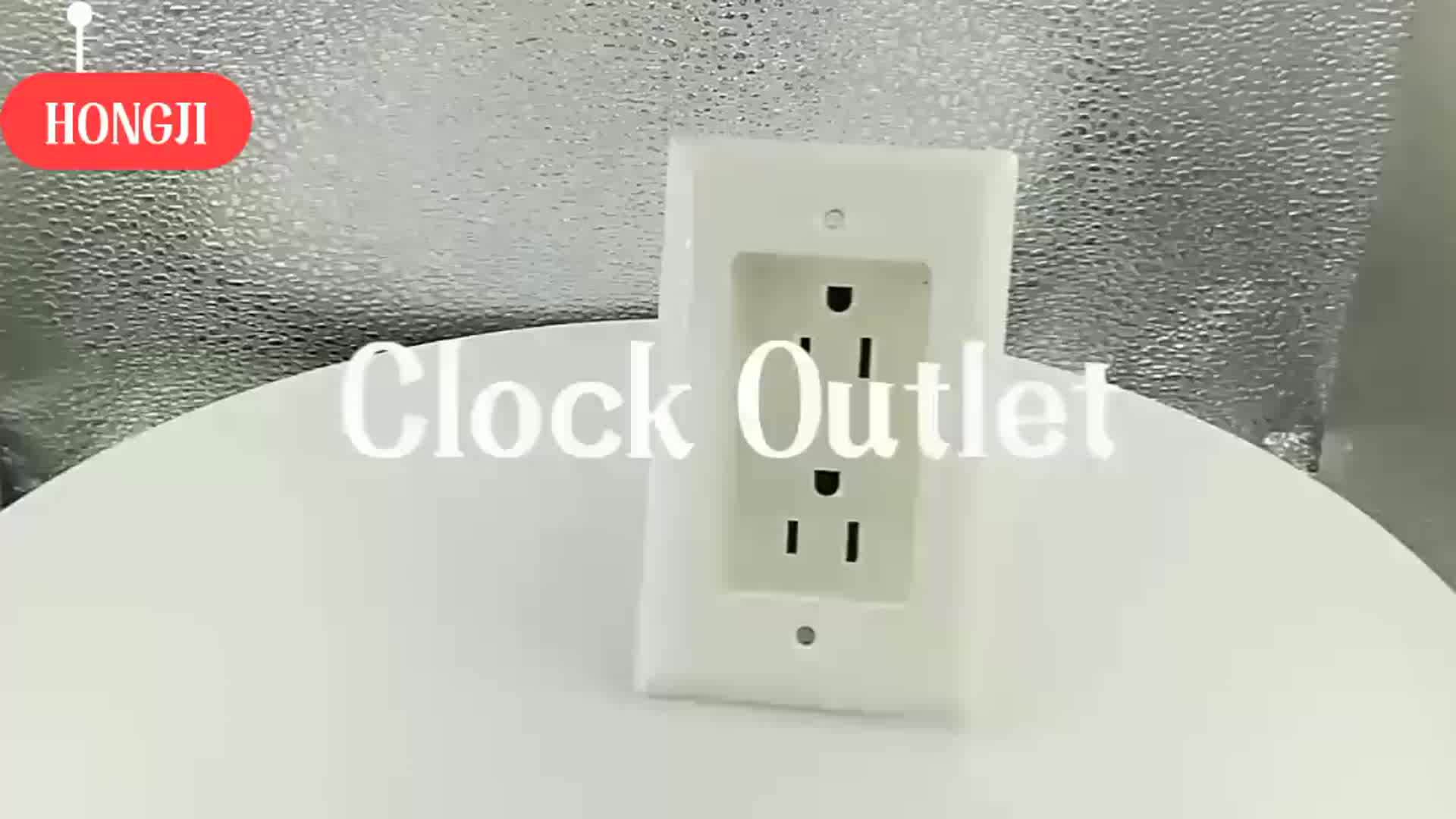 125vac 15a 1 Gang Recessed Duplex Receptacle Power Outlet Tamper