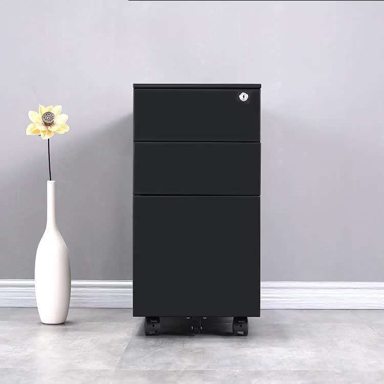 Steel A4 File Narrow Size Mobile Pedestal School Office Furniture 3