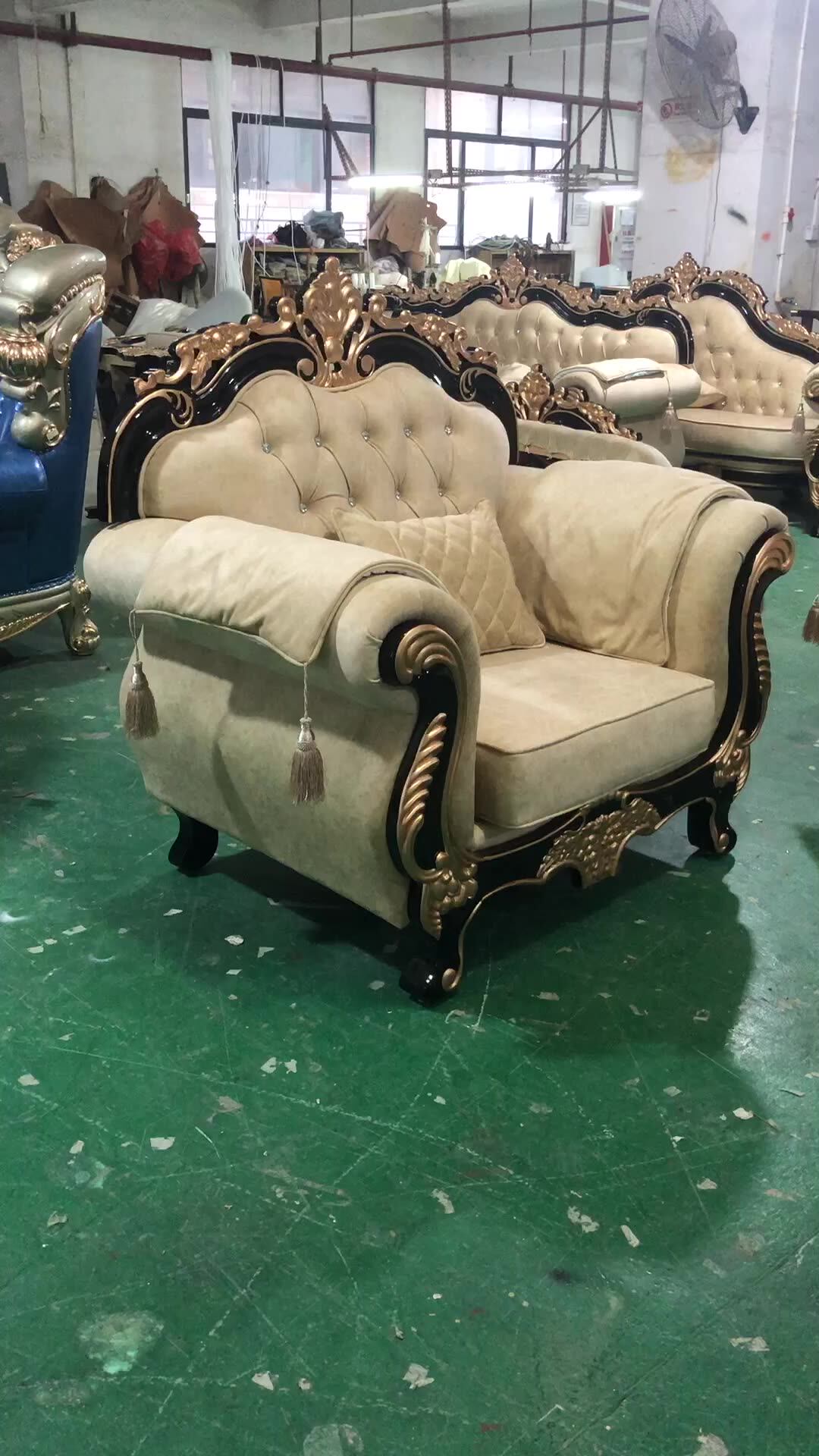 Antique Sofa Manufacturers European Style Classic Fabric Dubai