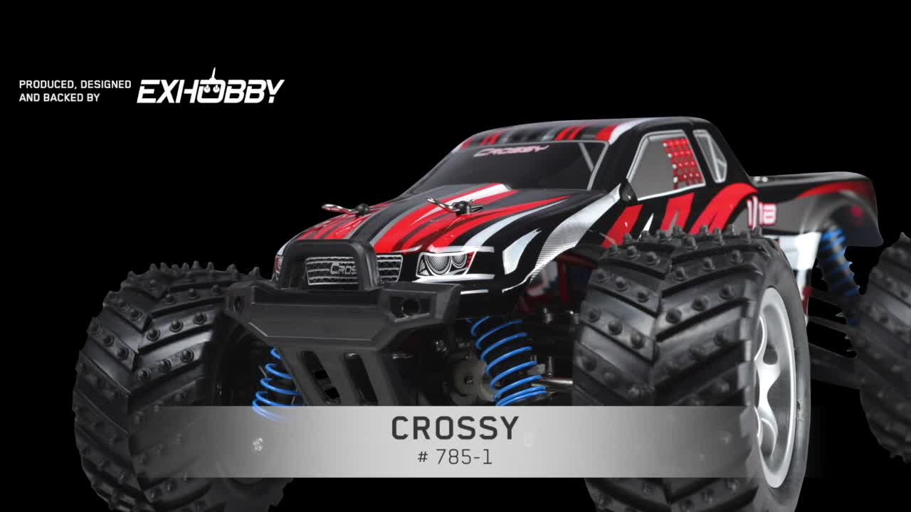 Exhobby 2.4g 4wd 35kph Rc Monster Truck 1/18 With Remote Control Rc Hobby Car 4x4 High Speed