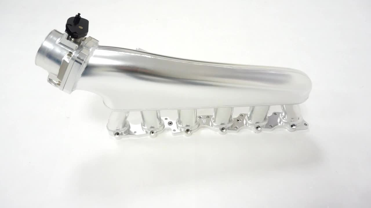 Mertop Racing 90mm Single Throttle Body Billet Intake Manifold With Fuel Rail For Nis San Tb48