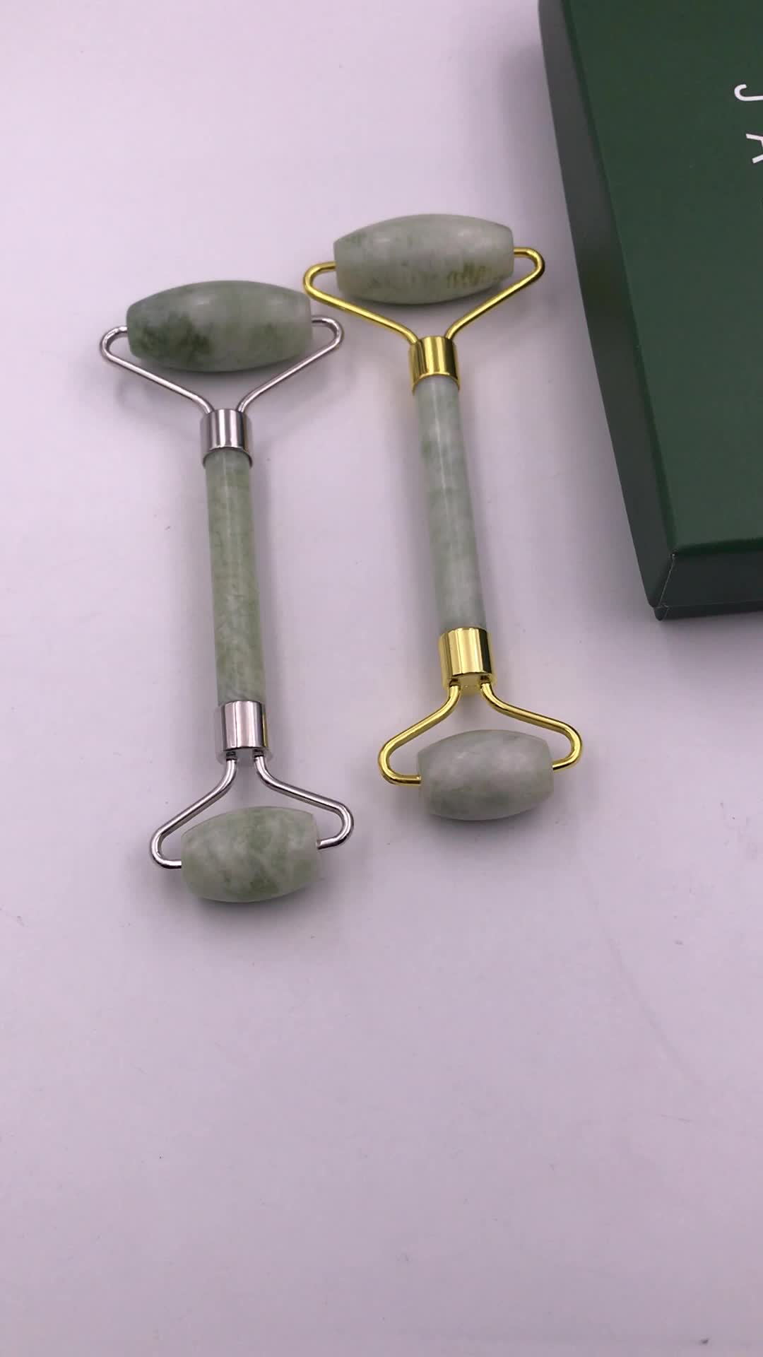 Jade Roller And Gua Sha Scraping Massage Tool Set For Face And Body
