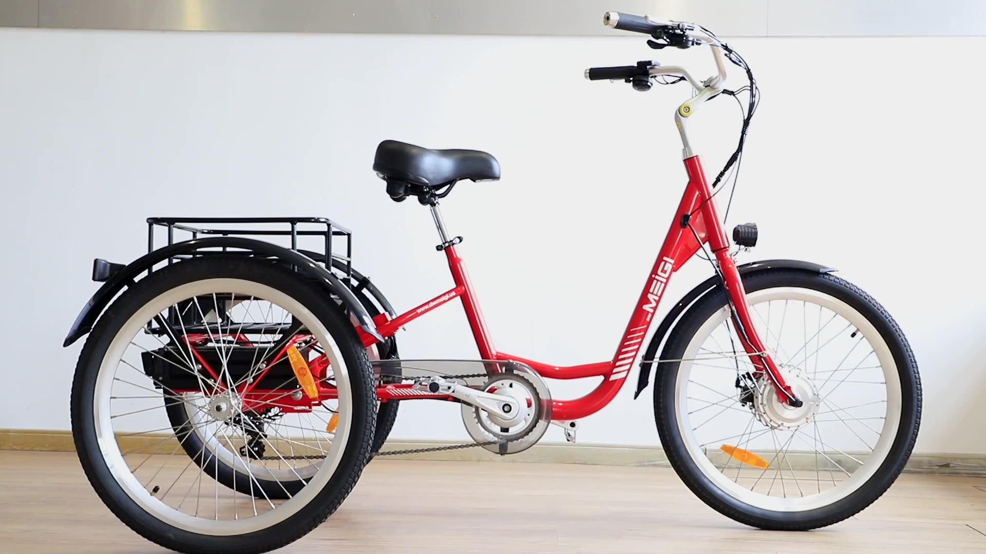 Fast Delivery Usa Popular Steel Frame Cargo Bike Tricycle 3 Wheel