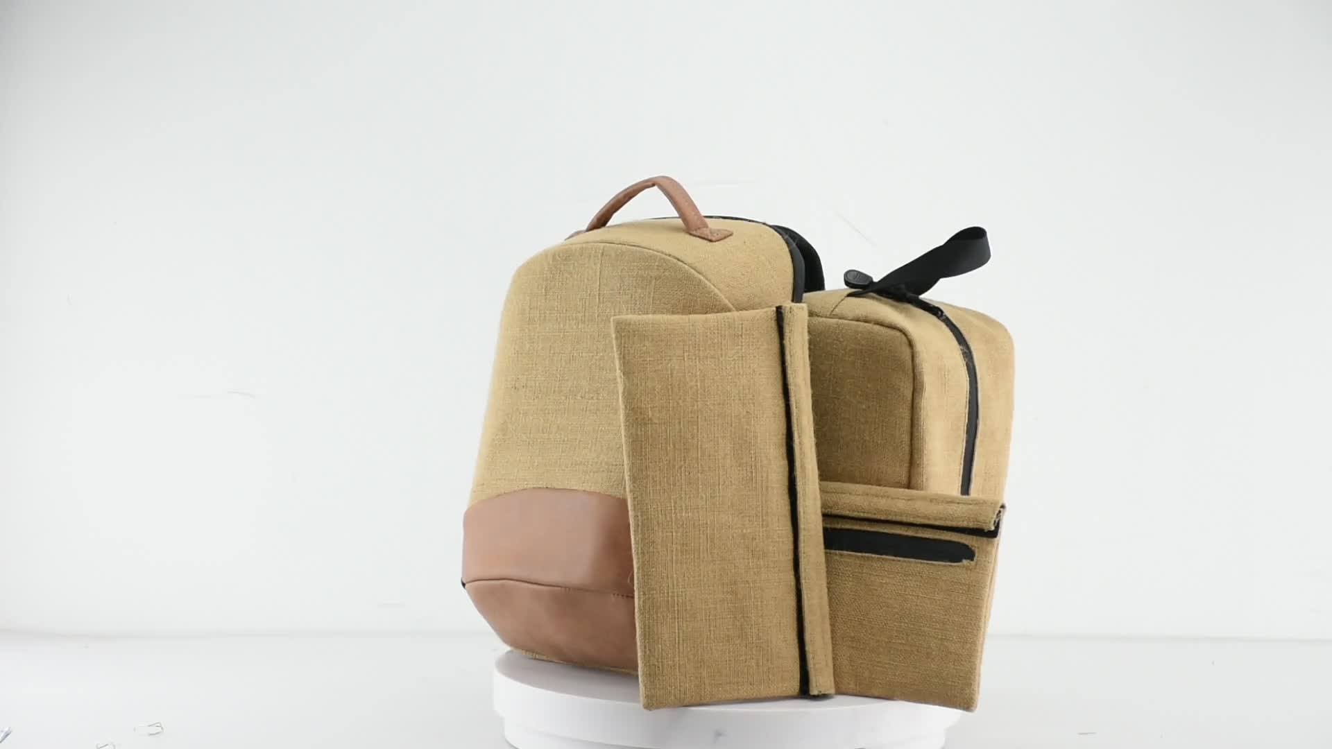 Portable Smell Proof Bag Carbon Lining With Ziplock Bags And Grinder