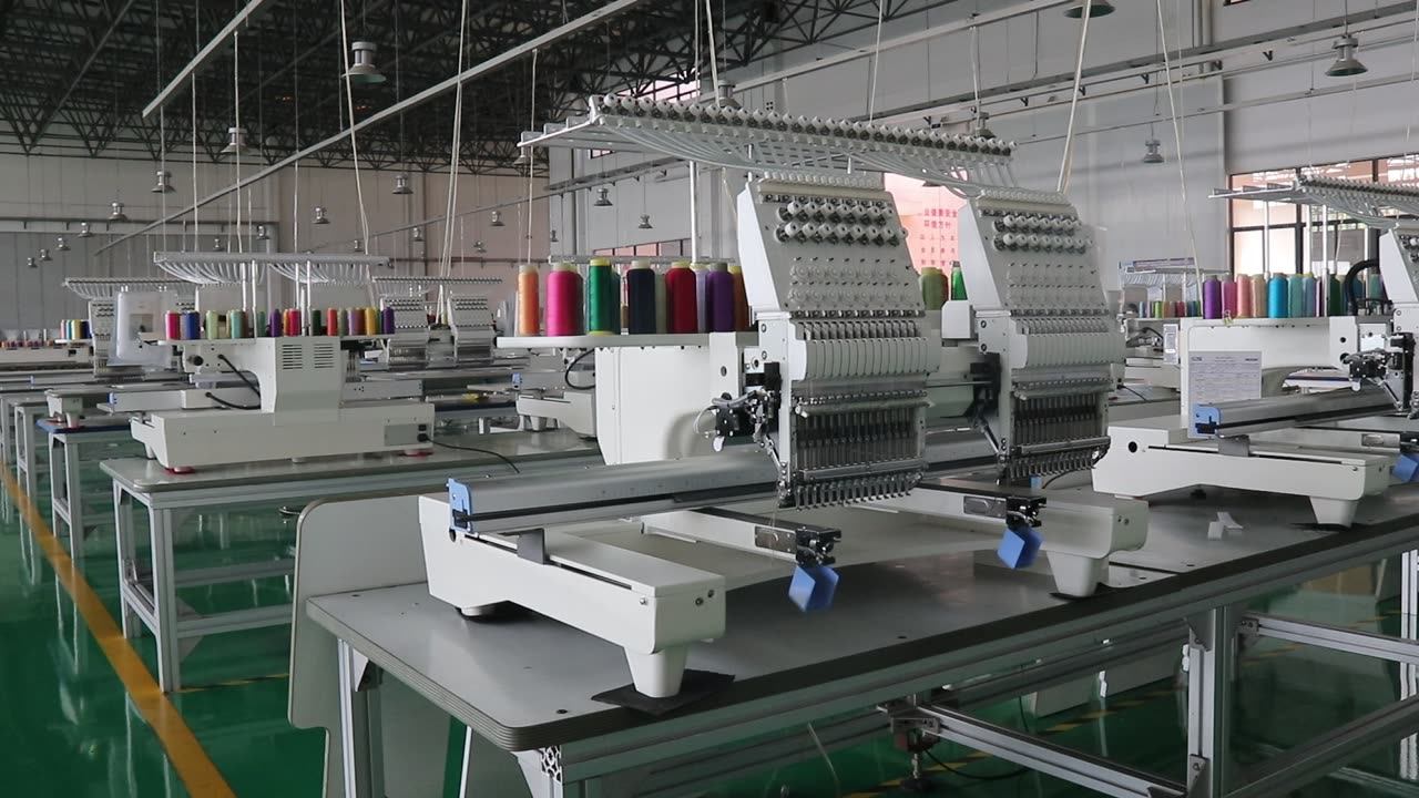 Embroidery Machine Auto Embroidery Machine For 350*500 Cap Embroidery