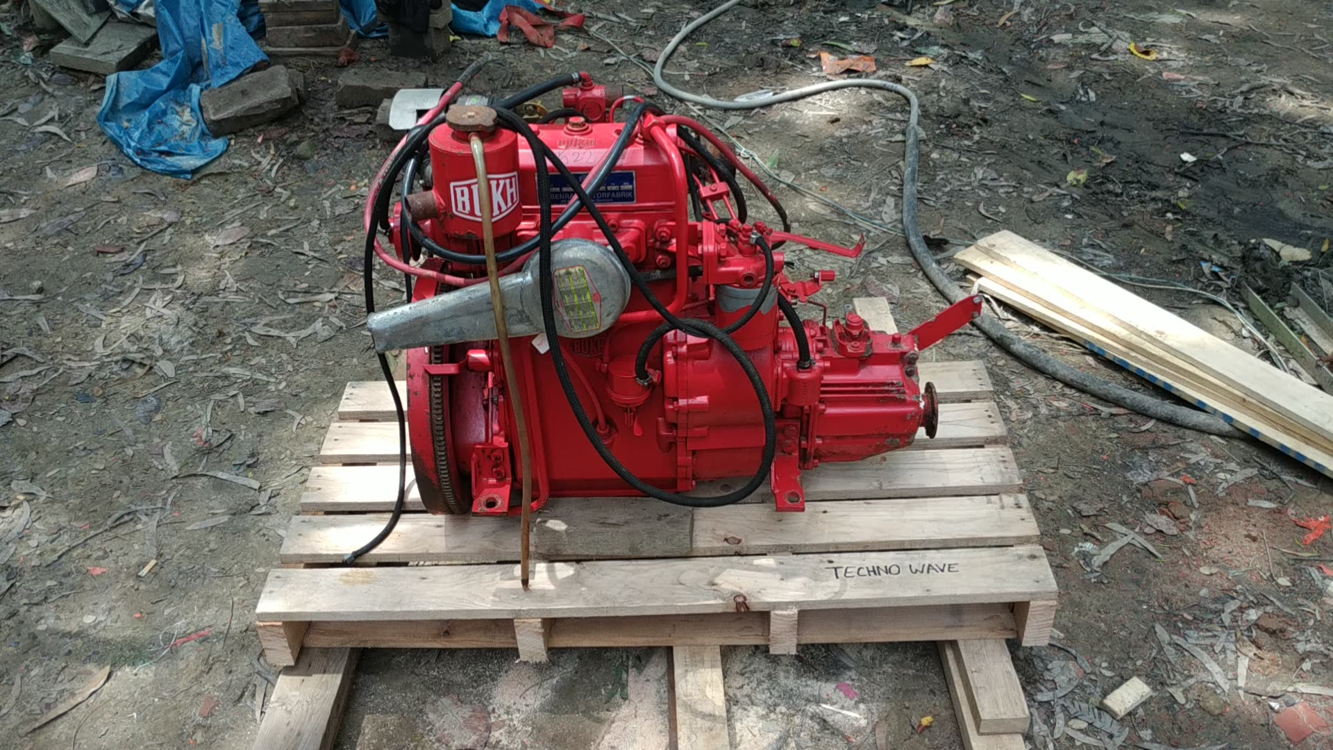 Fresh Water Keel Cooling Marine Diesel Inboard 2 Cylinders 24hp Bukh Dv24 Small Nfishing Boat