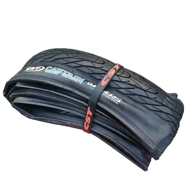 Positive new tire C1698 shark fin 26/27.5*1.75 mountain bike tire puncture-proof semi-bald ultra-light tire