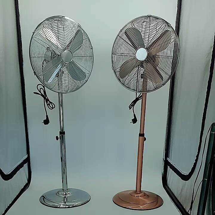 New Vintage 16 Inch Metal Pedestal Standing Fans Buy 4 Metal Blade