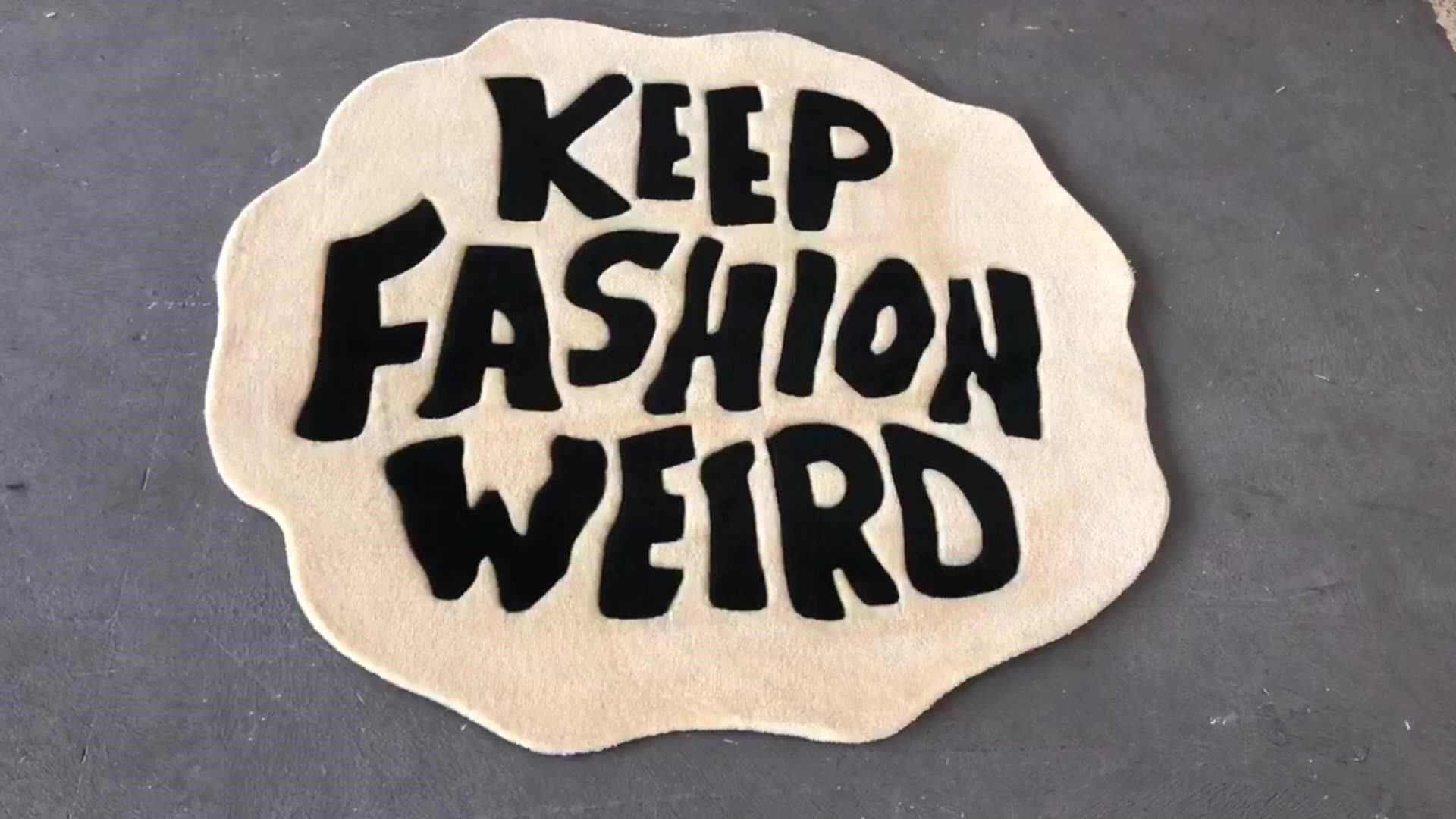 Hypebeast Rugs With Logo Floor Door Mat Dropshipping Designer Commercial Carpet Customize Hand