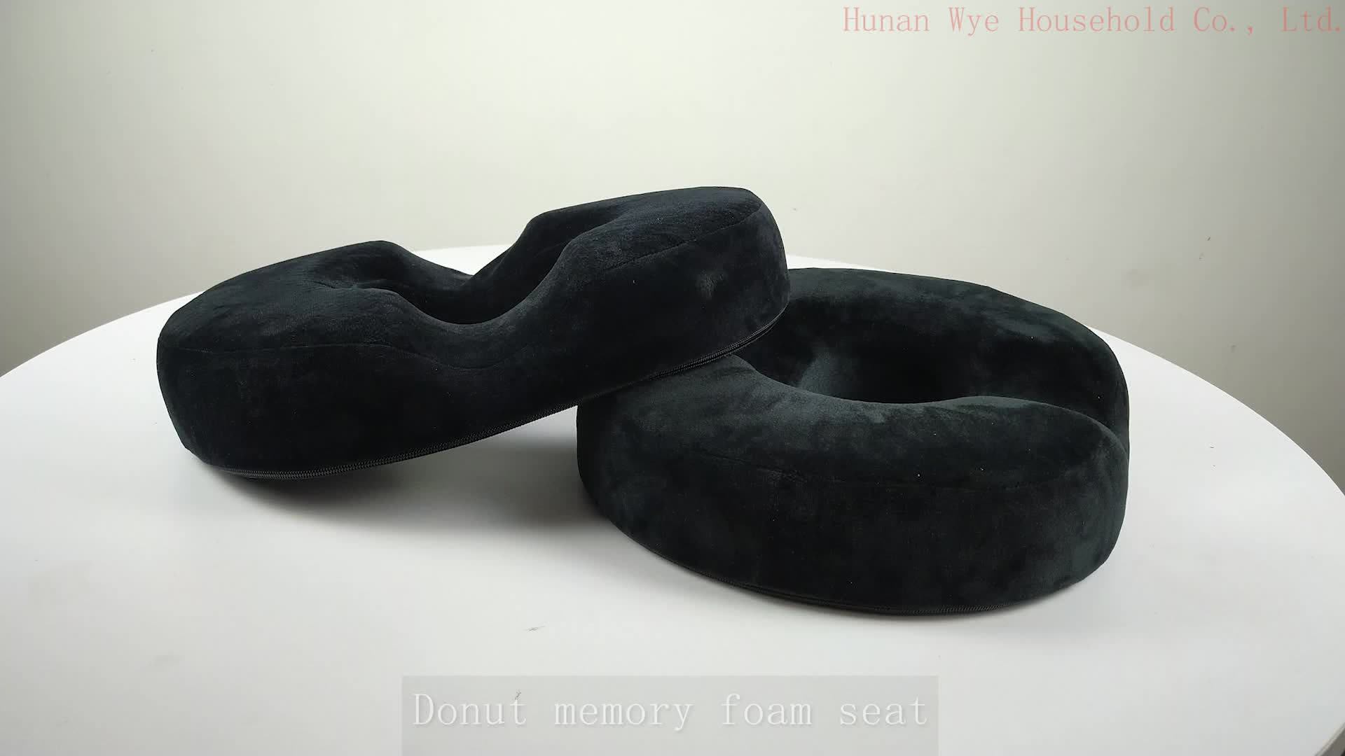 Cool Gel Memory Foam Donut Cushion Or Seat Pillow For Hemmoroid