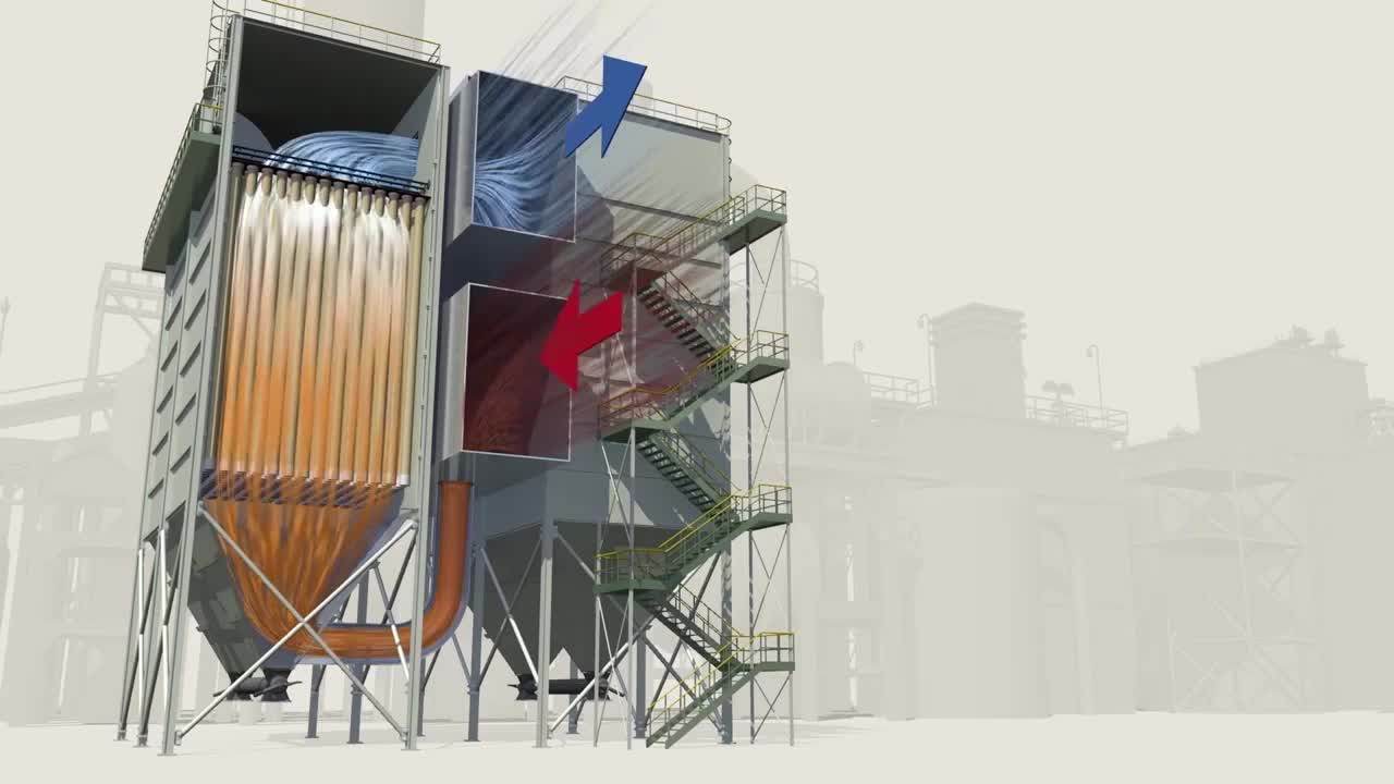 Nylon Fabric Pvc Baghouse Dust Collector Industrial Air Purifier