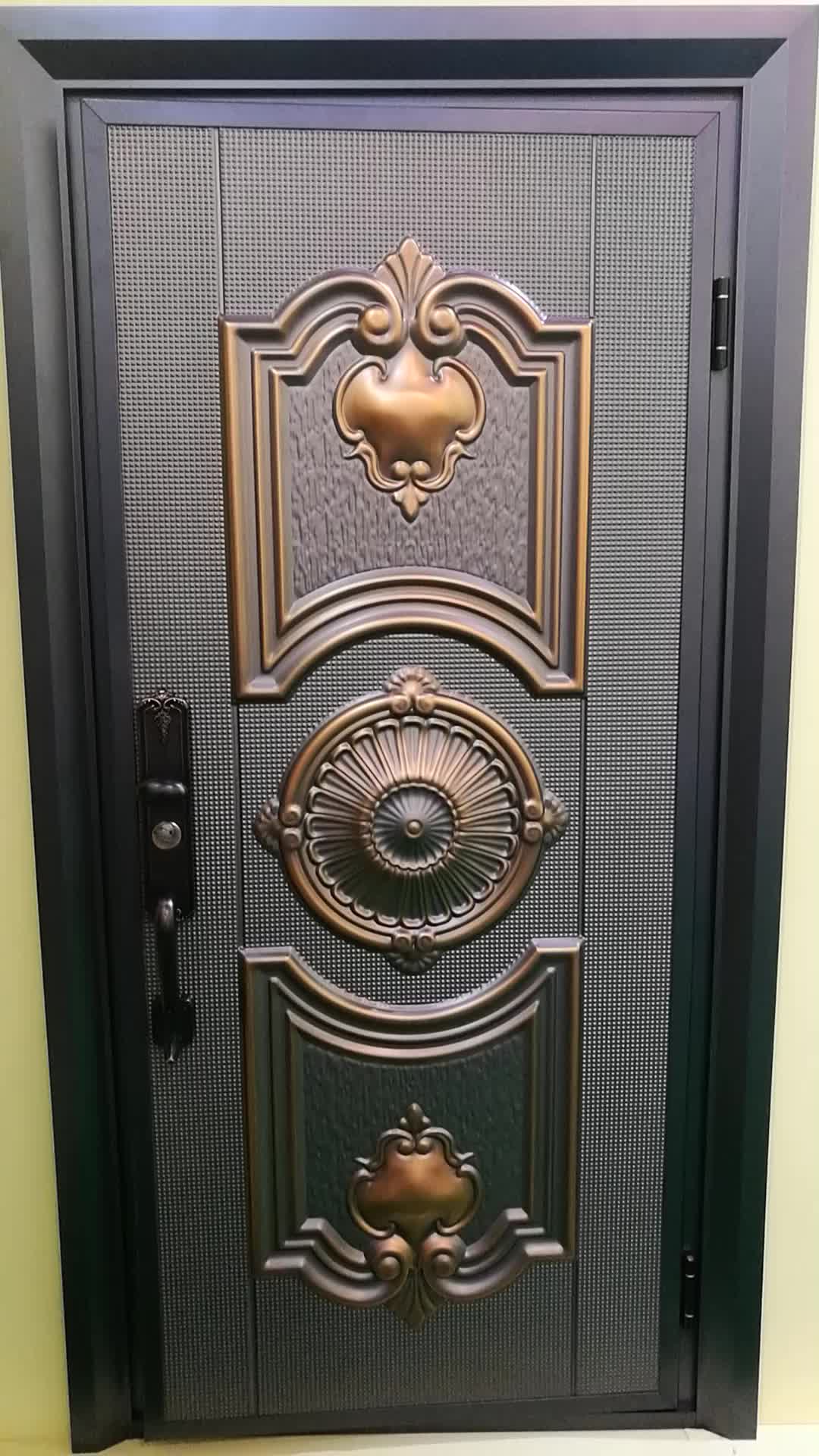 Luxury Turkish Steel Wood Armored Door Flat Exterior Door Buy Turkish