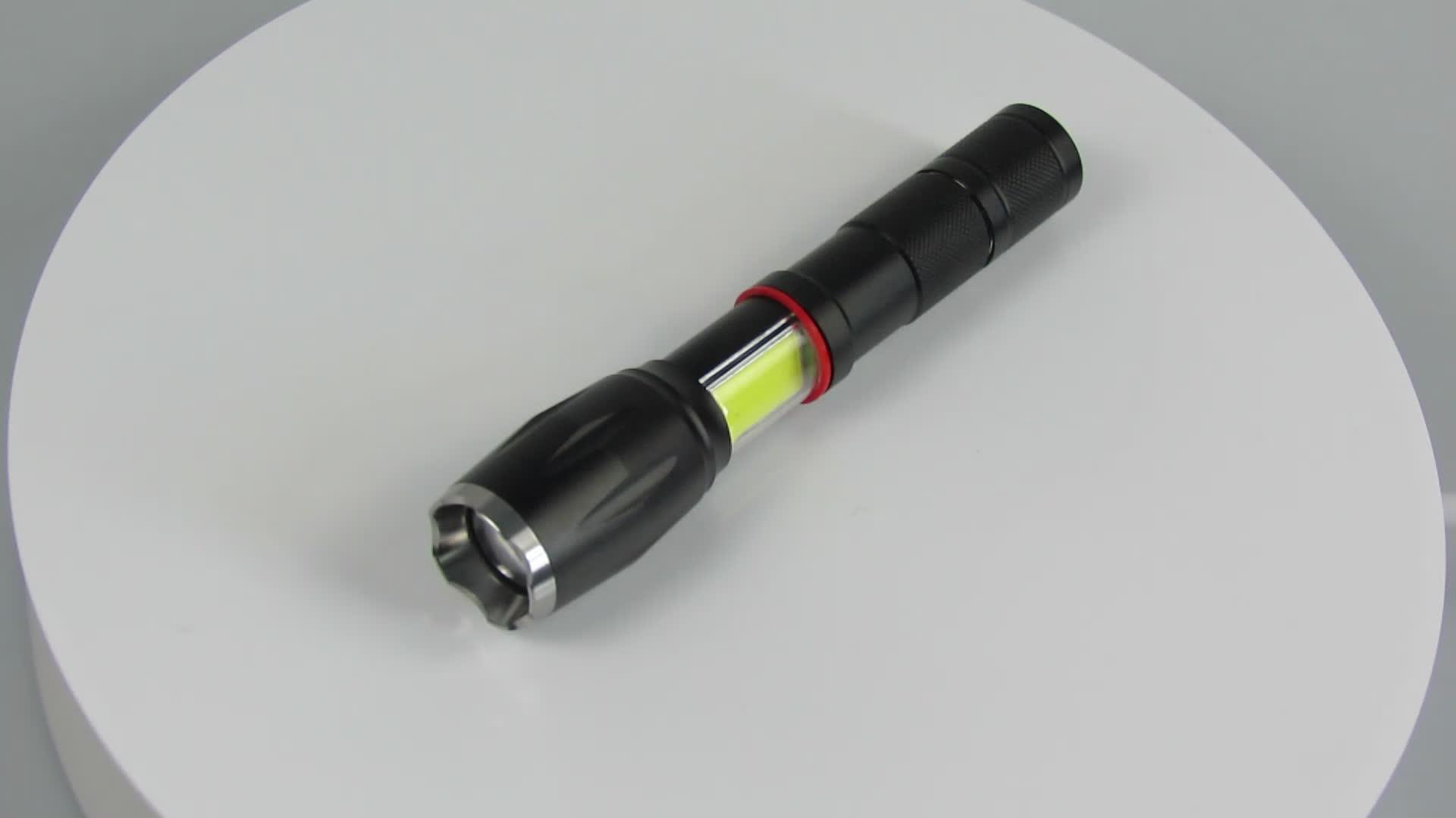 Factory Cob Work Light Extension T6 Led Zoom Aluminium Dimmable Helmet