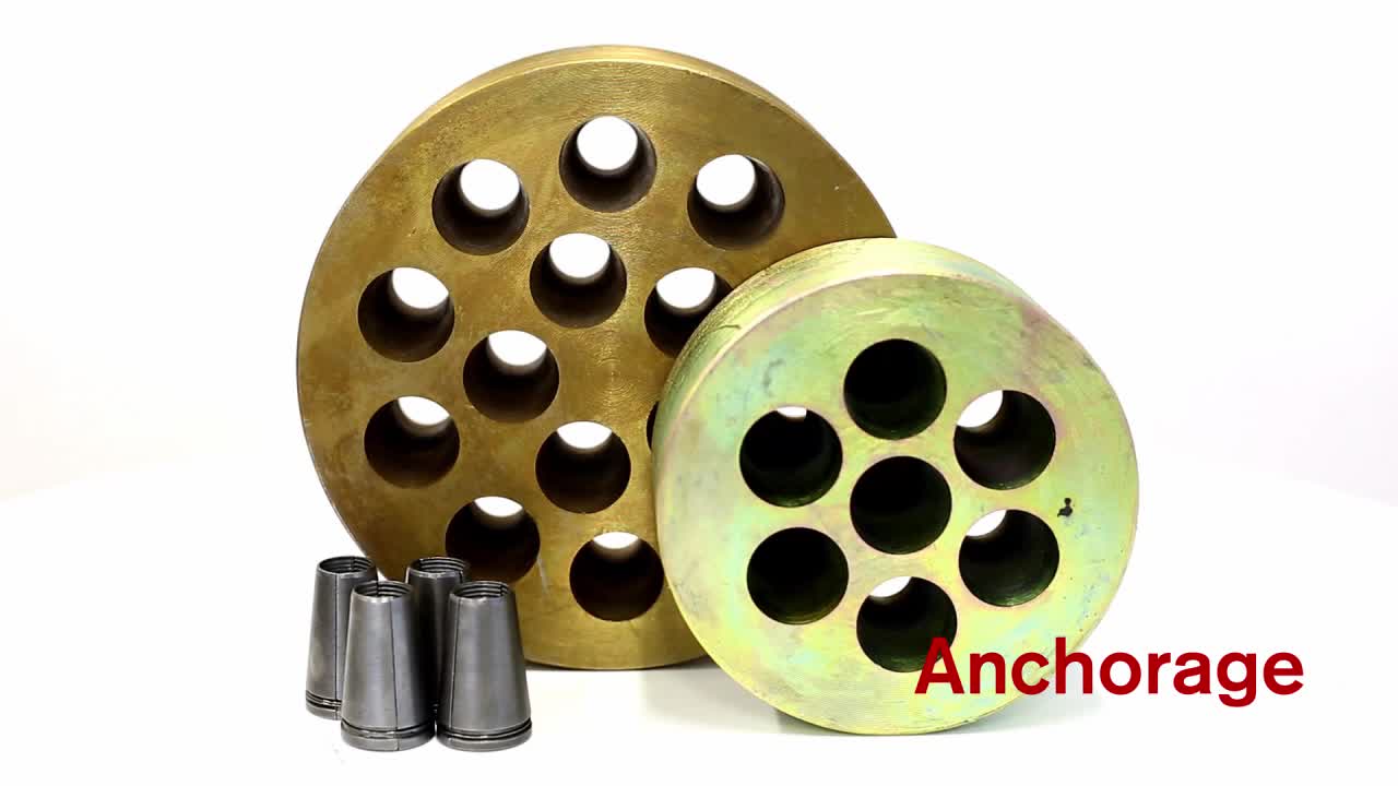 Post Tensioning Anchorage Prestressed Concrete Anchor System 12.7 Mm Buy Anclajes Post Tension
