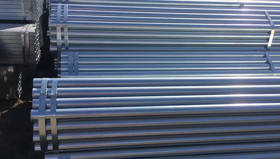 Zinc Coated Carbon Steel Tubes And Pipes Scaffolding Tube Hot Dipped