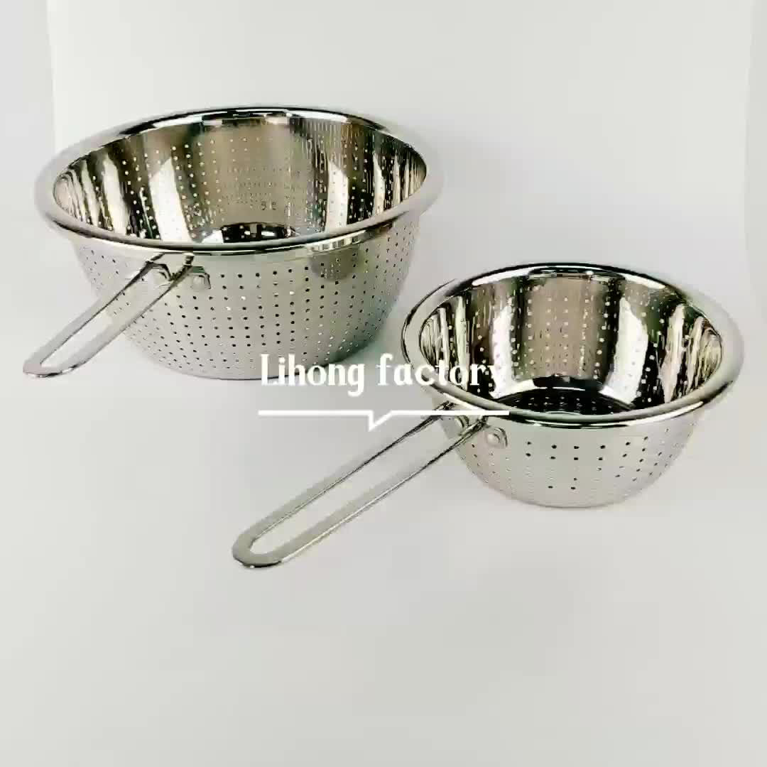 Stainless Steel 304 Colander Set Kitchen Accessories Buy Colander Set