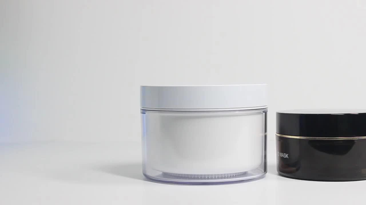 100ml 200ml 300ml 500ml Luxury Wholesale Round Large Plastic Pink