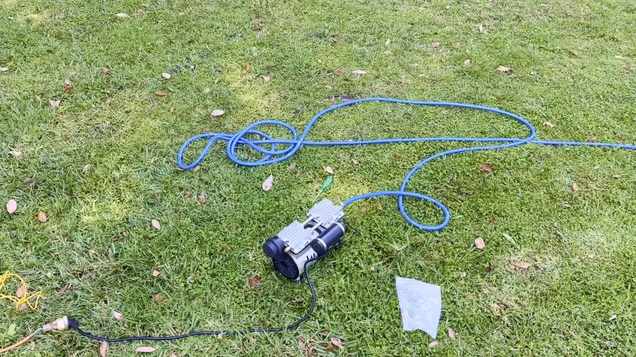 370w Solar Power Air Compressors 3.9cfm Aerator For Up To 1 Acre 65