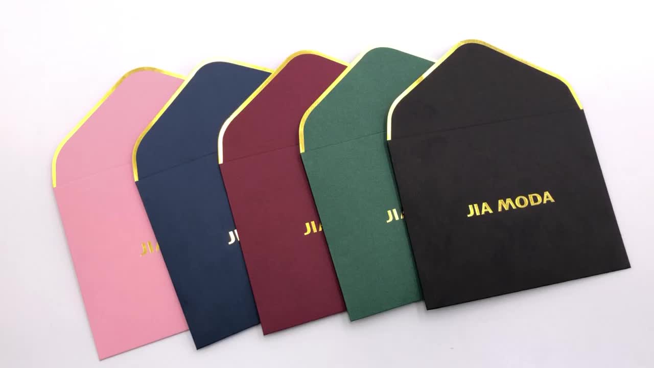 Wholesale Plain Color Recycled Paper Cardboard Packaging Envelope Brown