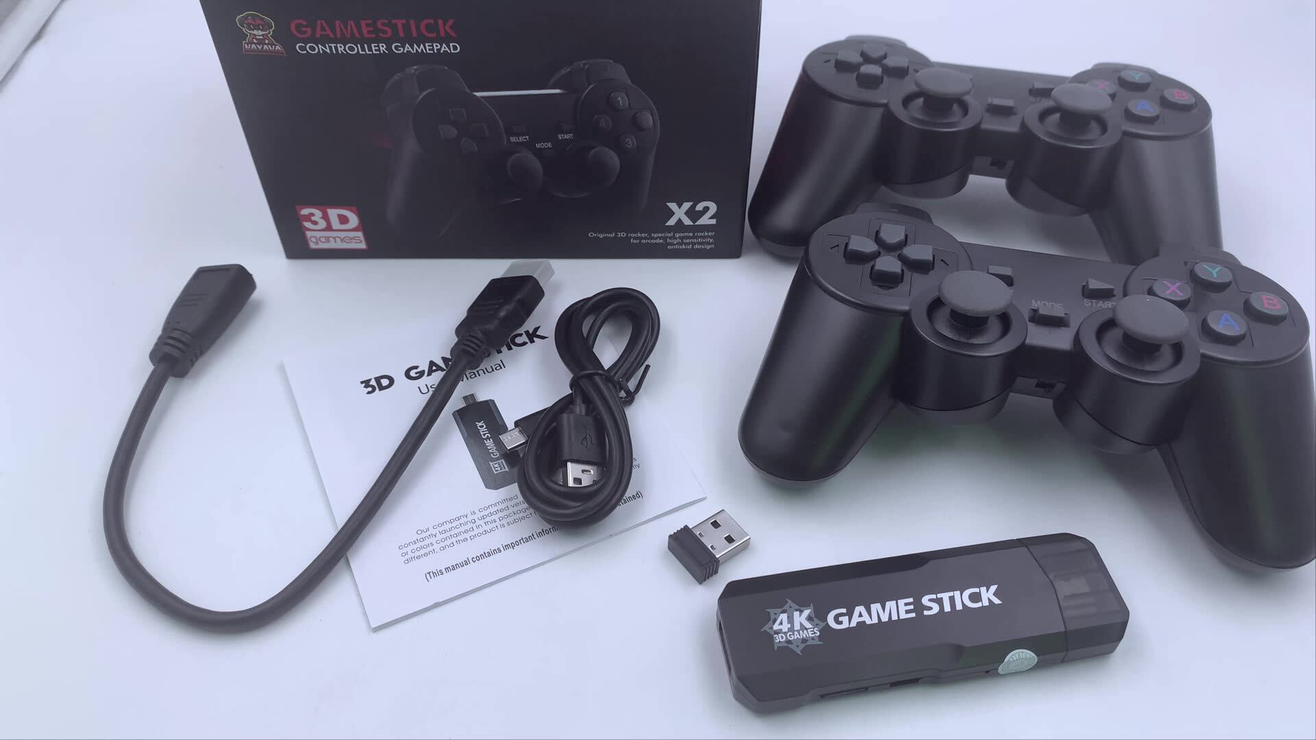 Gd10 Game Stick 4k Mini Retro 4k Video Game Console For N64 2.4g