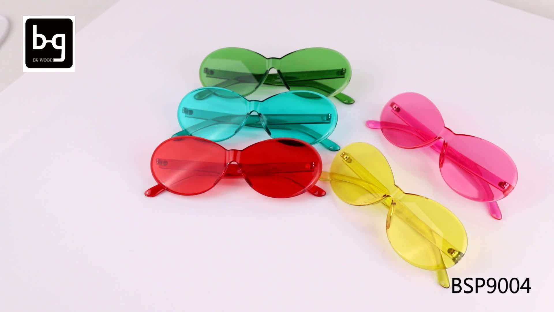 One Lens Oval Sunglasses Custom Small Order Made In China Wholesale