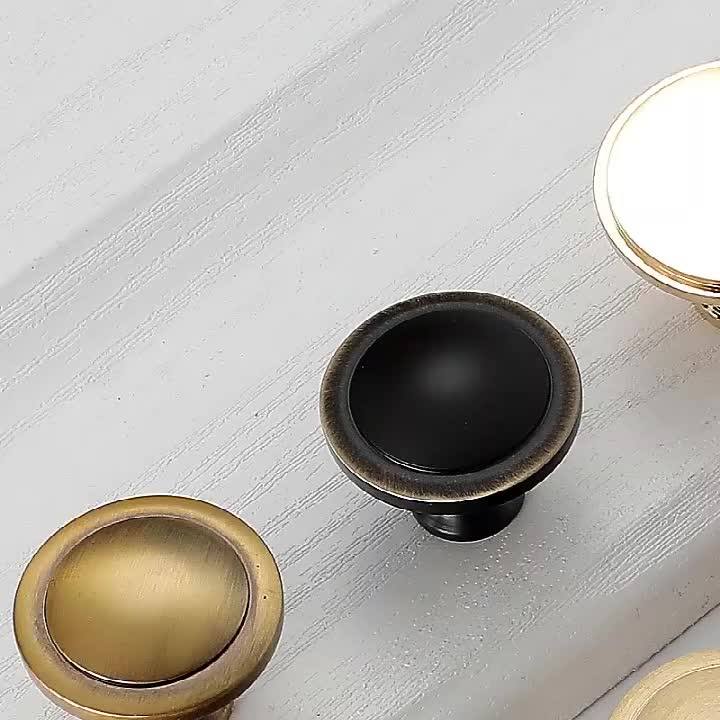 Koppalive Cone Hardware Furniture Door Knobs Pulls Solid Brass