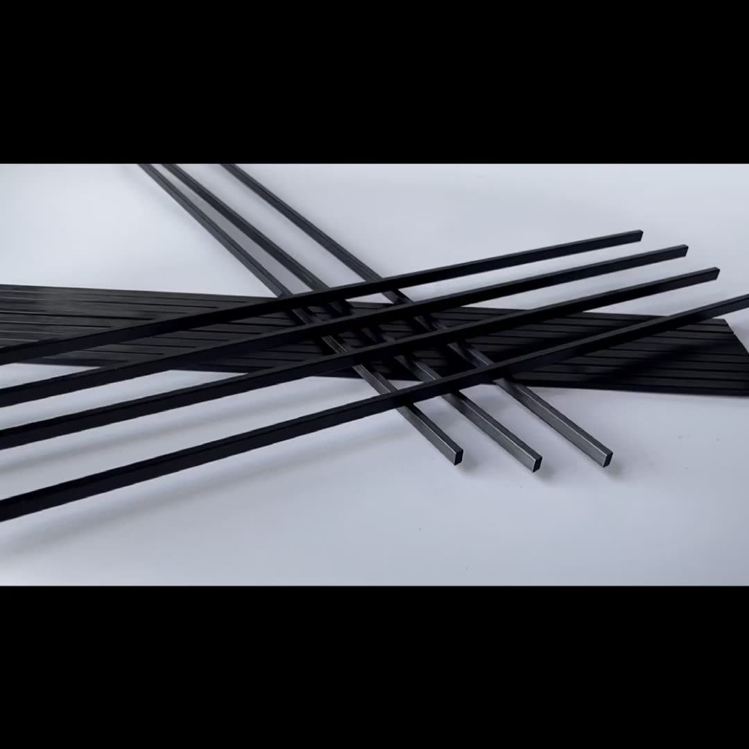 4mm X 7mm X 440mm Rectangular Carbon Fiber Bars Guitar Neck