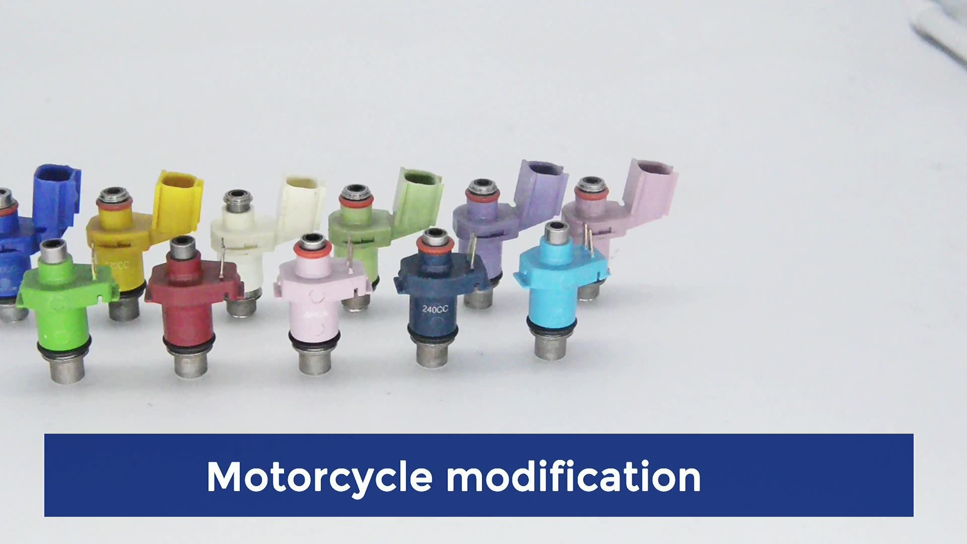 High Performance Motorcycle Parts 6 Holes Flow 100cc/min Fuel Injector