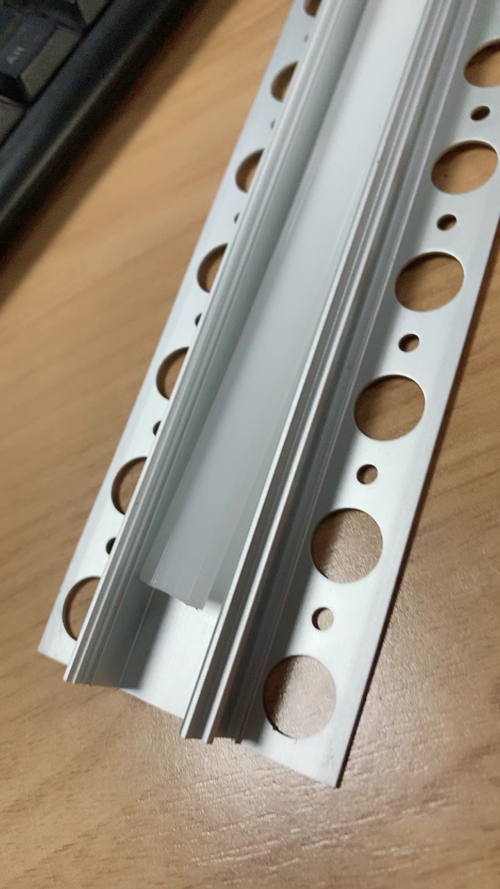 Plaster Corner Recessed Drywall Mounted Led Aluminium Extrusion Profile