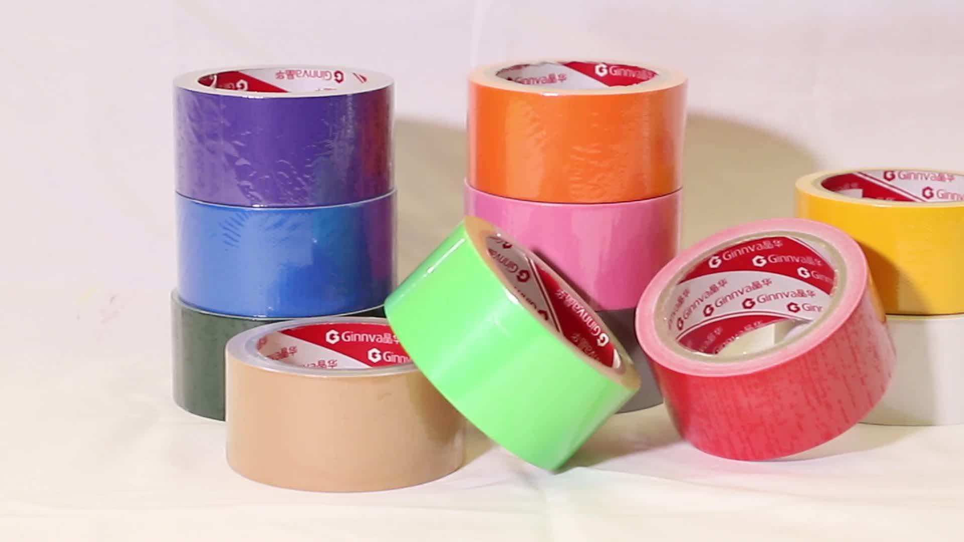 Good Holding Power Glass Cloth Black Adhesive Duct Tape From Jinghua