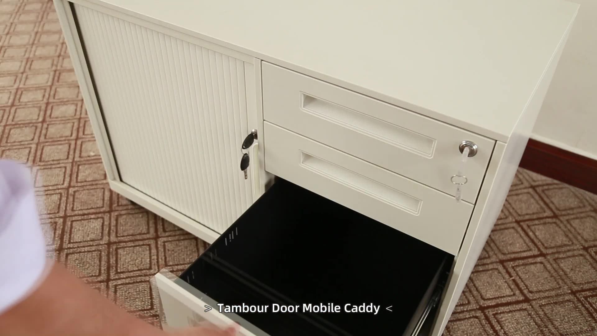 Wholesale Price Office Tambour Door Filing Metal Vertical 3