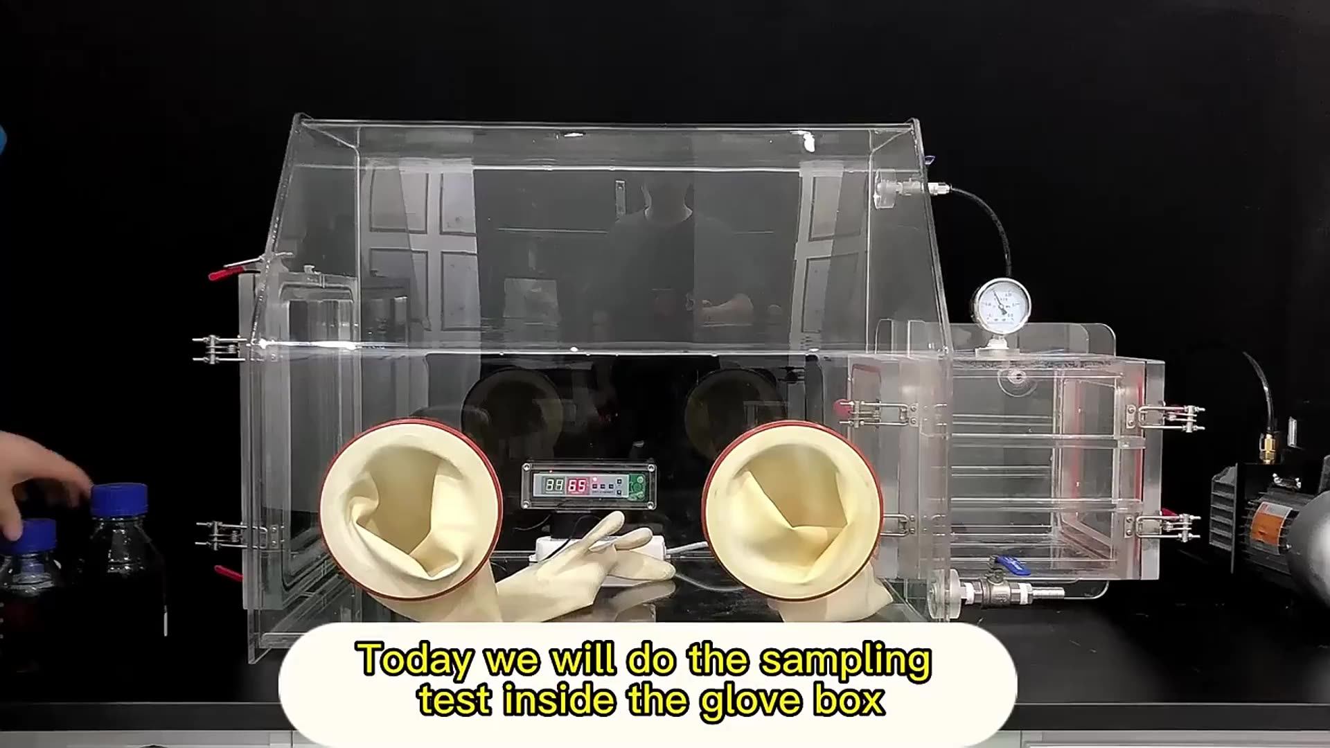 Acrylic Glove Box Cheap Vacuum Glove Box Lab Negative Pressure Pmma