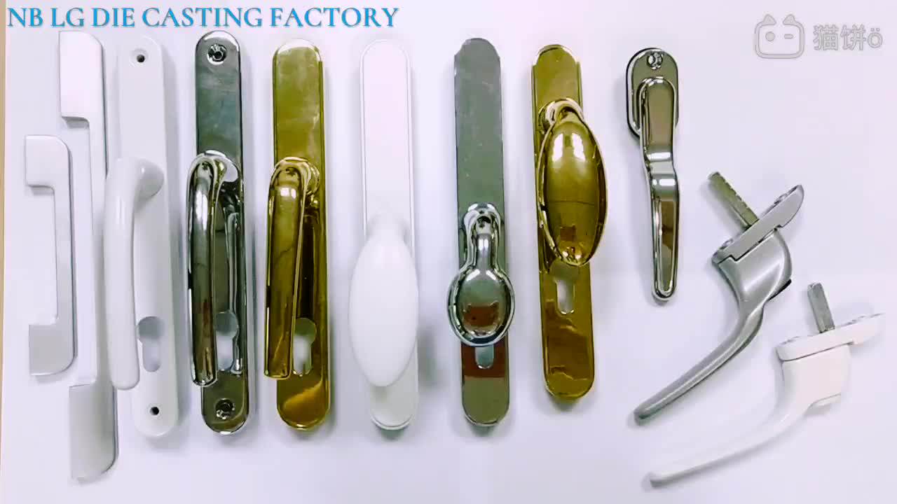 Oem Customized Aluminum Alloy White Color Powder Coating Sliding Glass