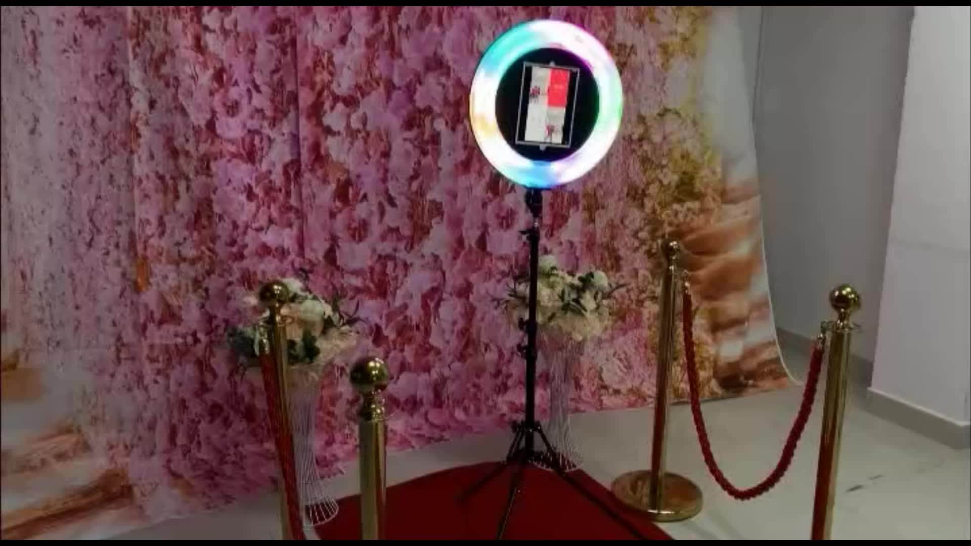 Lantern Handheld Custom Ring Ipad Photo Booth Ringlight Ipad Photobooth