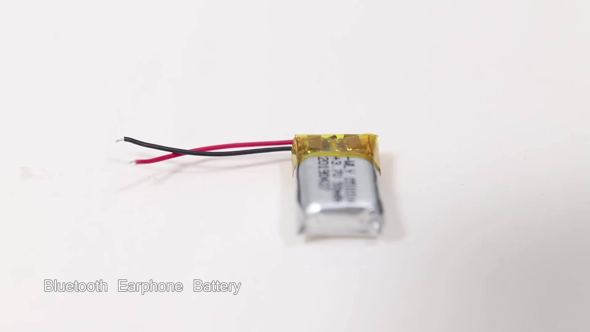 Customized Lithium Polymer Battery 3.7v 500830 050830 100 Mah For