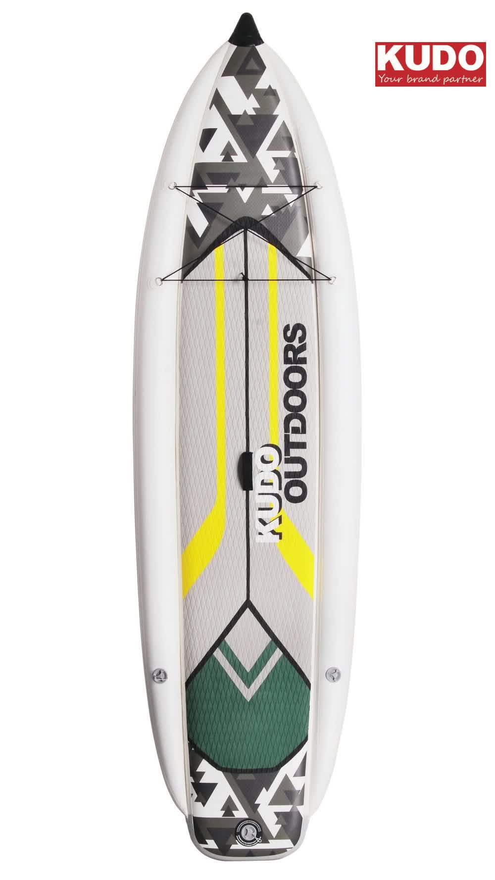 KUDO Fishing SUP Model Artemis 335 Three Chamber 36 inch wide Stable