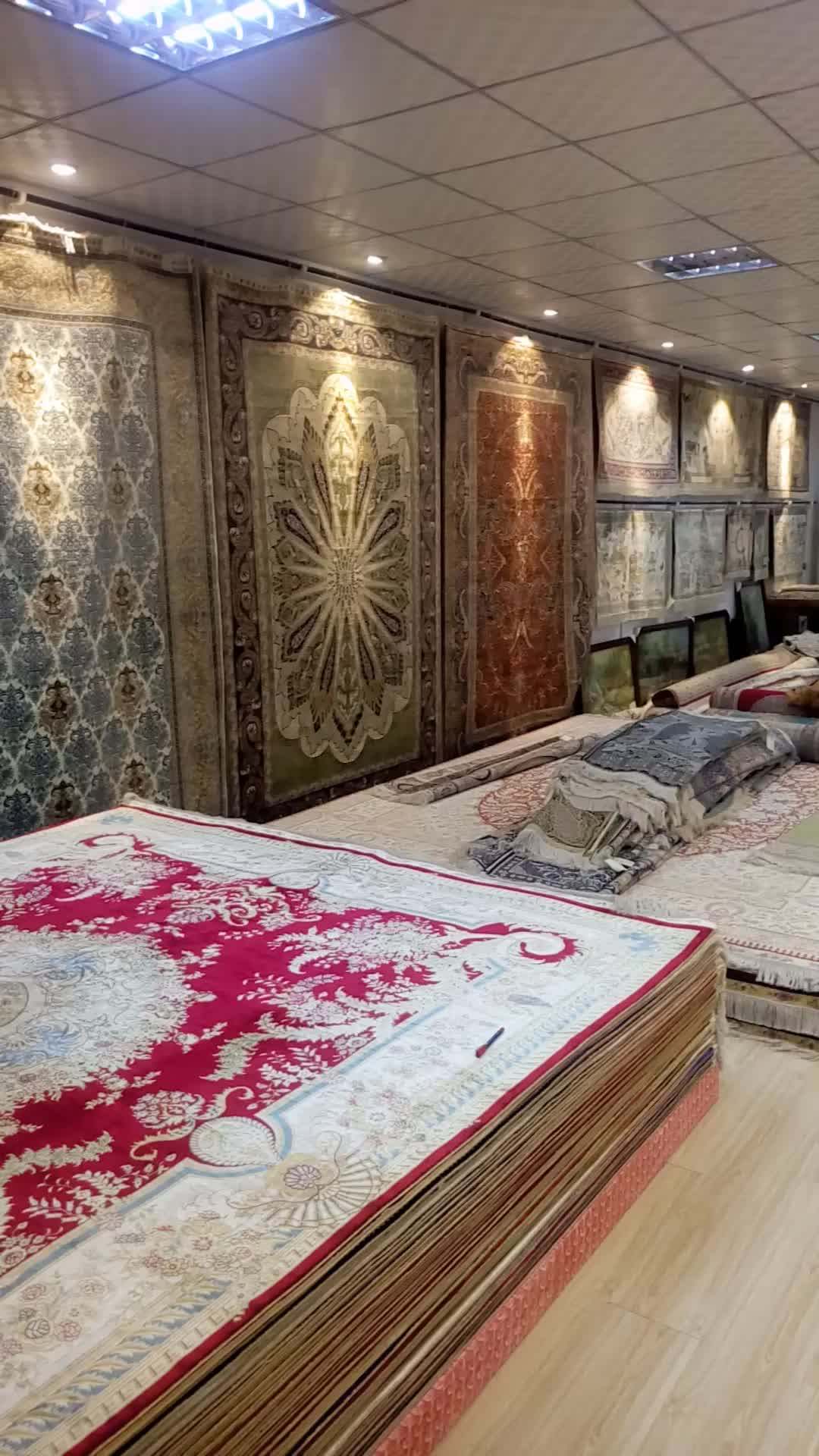 Yuxiang 6*9ft Red Oriental Handmade Turkey Turkish Carpet Silk Antique