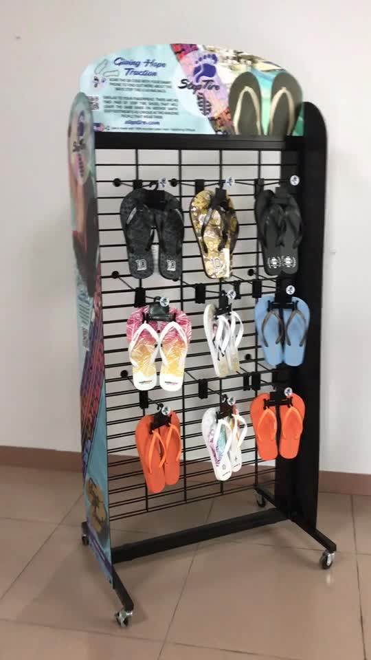 New Coming Custom Beautiful Graphic Printing Metal Material Flip Flops