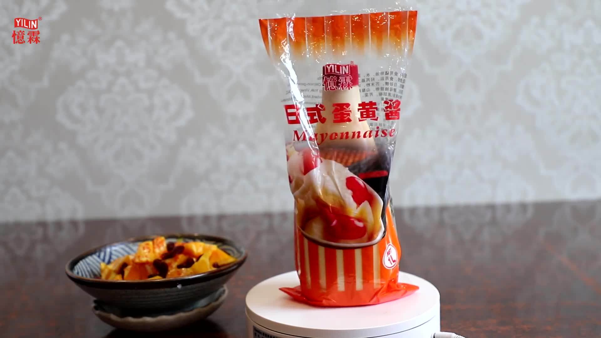 1l Squeeze Bottle Packed Japanese Mayonnaise Sauce With Good Price
