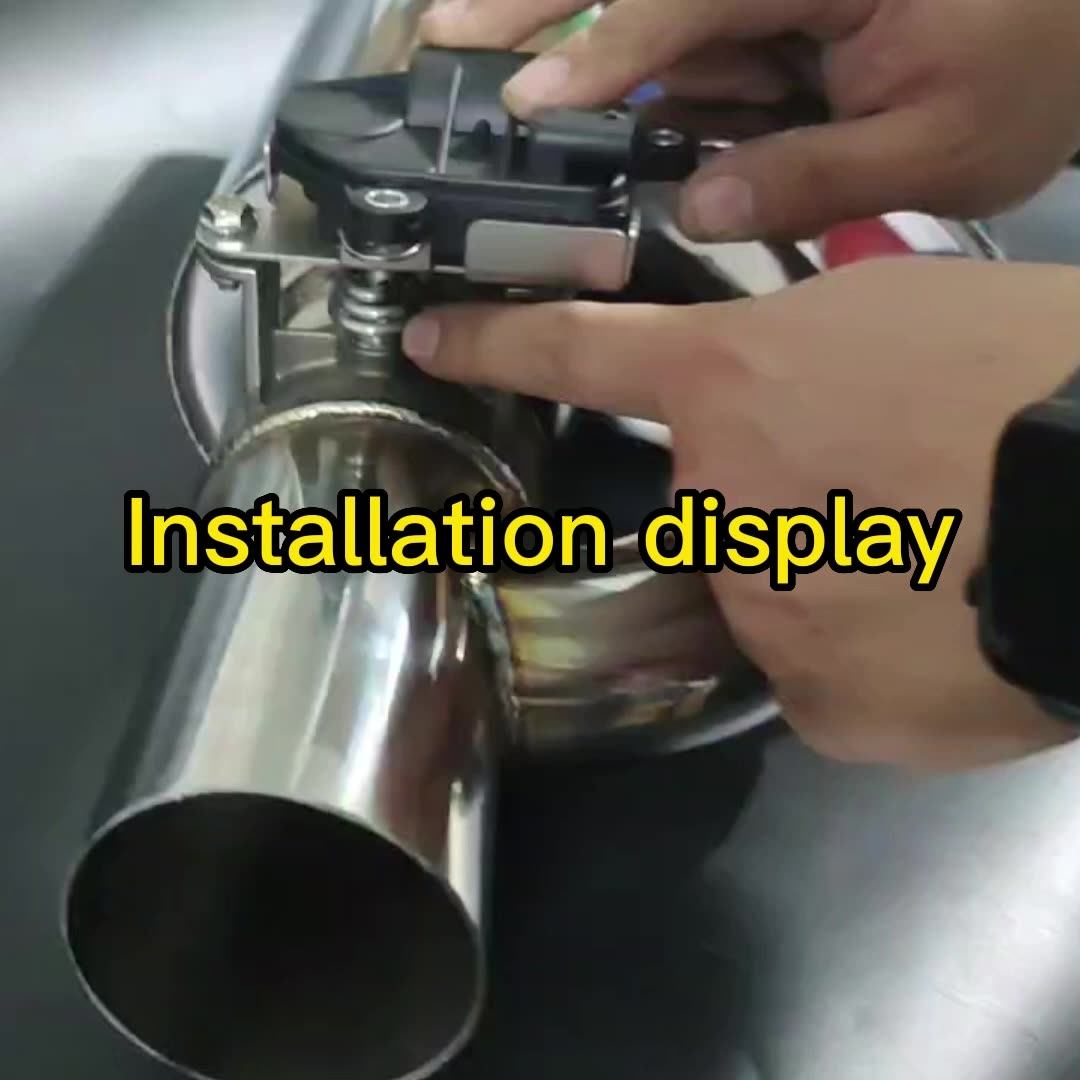 Universal Mufflers With Cut Out Valves Remote Electric Muffler Exhaust