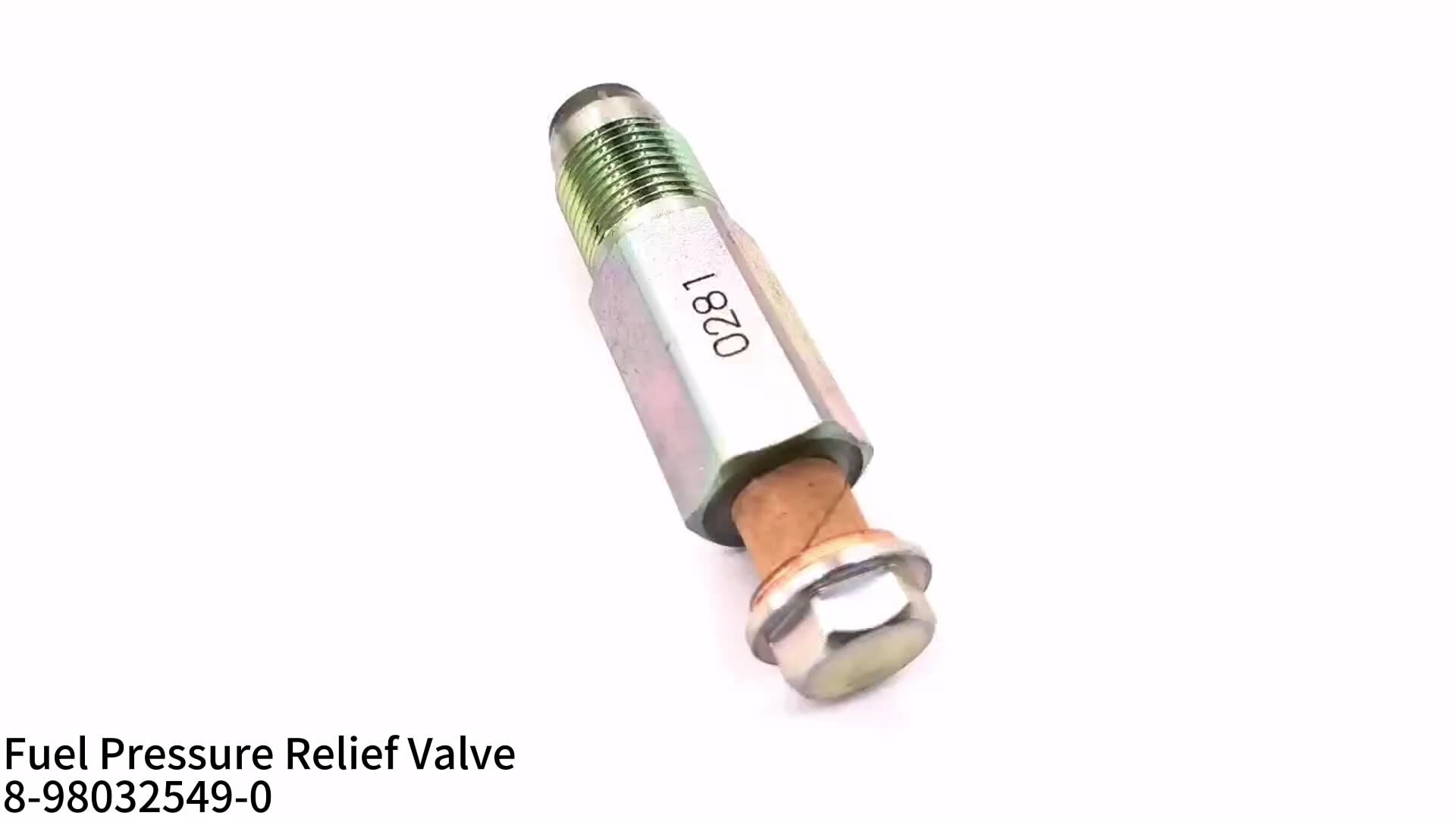 New Fuel Pressure Relief Valve for Isuzu GM Car - 8-98032549-0