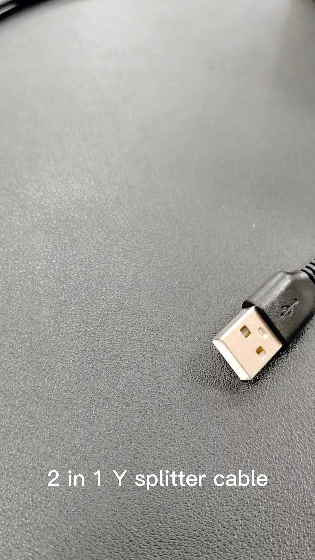 Portable 2in1 Splitter Y 2 En 1 Micro Usb Type C Cable 2 In 1 Charger