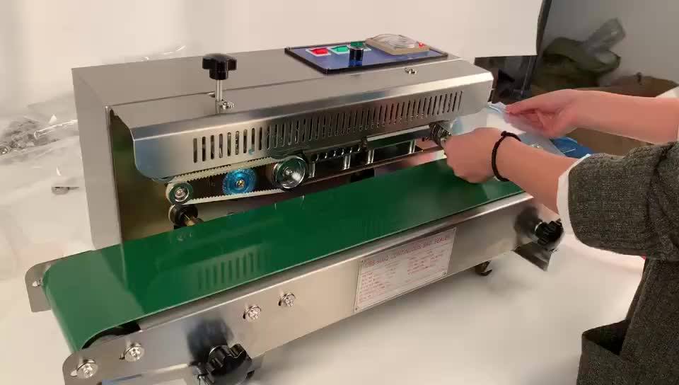 Puffed food Bags Nitrogen Air Filling Band Sealer And Bag Sealing