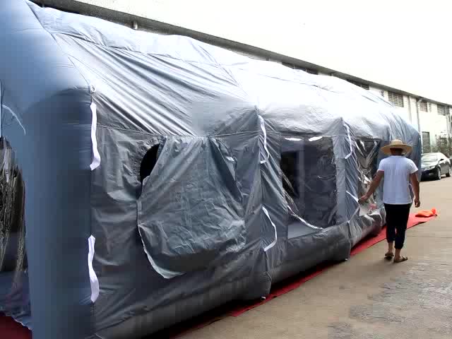 0.55mm Pvc Tarpaulin 10ml*5mw*3mh Paint Booth - Buy 10ml*5mw*3mh Spray
