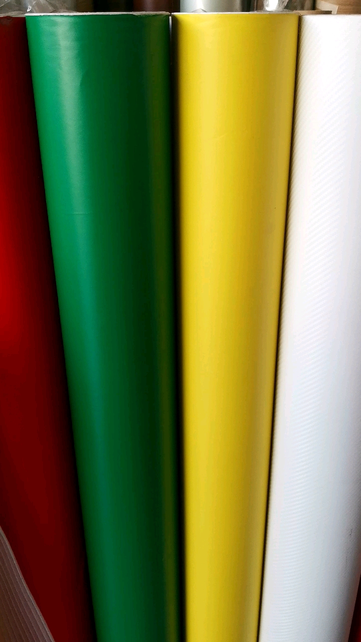 2019 high quality glossy and matte self adhesive color vinyl sticker