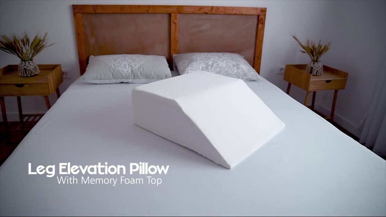 Orthopedic Bed Wedge Pillow Set Supportive Foam Foot Rest Cushion
