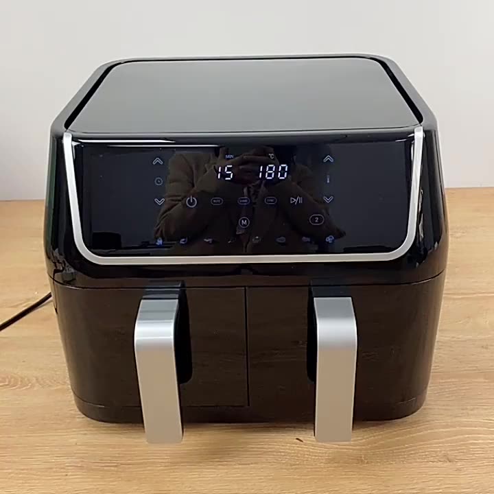 Dual Basket Air Fryer Power Airfryers Plus Temperature Control Electric