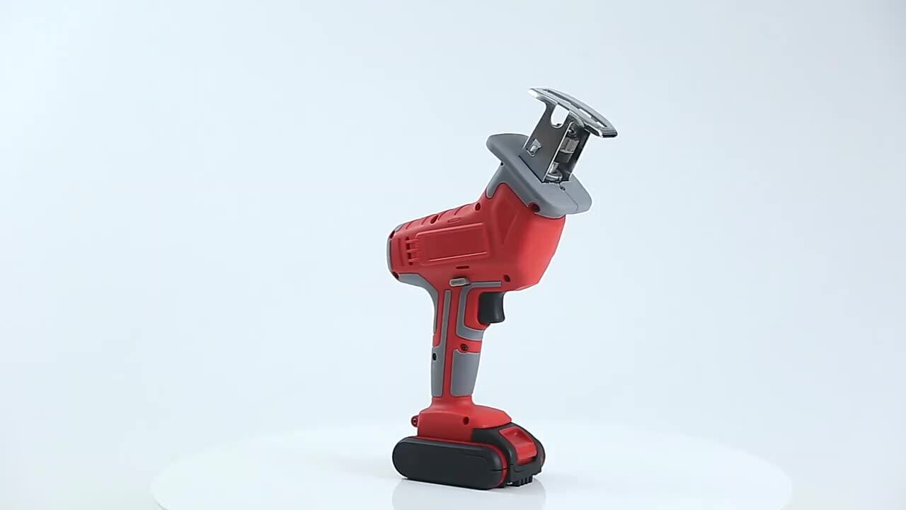 High Power Lithium Cordless Saber Saw Electric Reciprocating Saw Wood