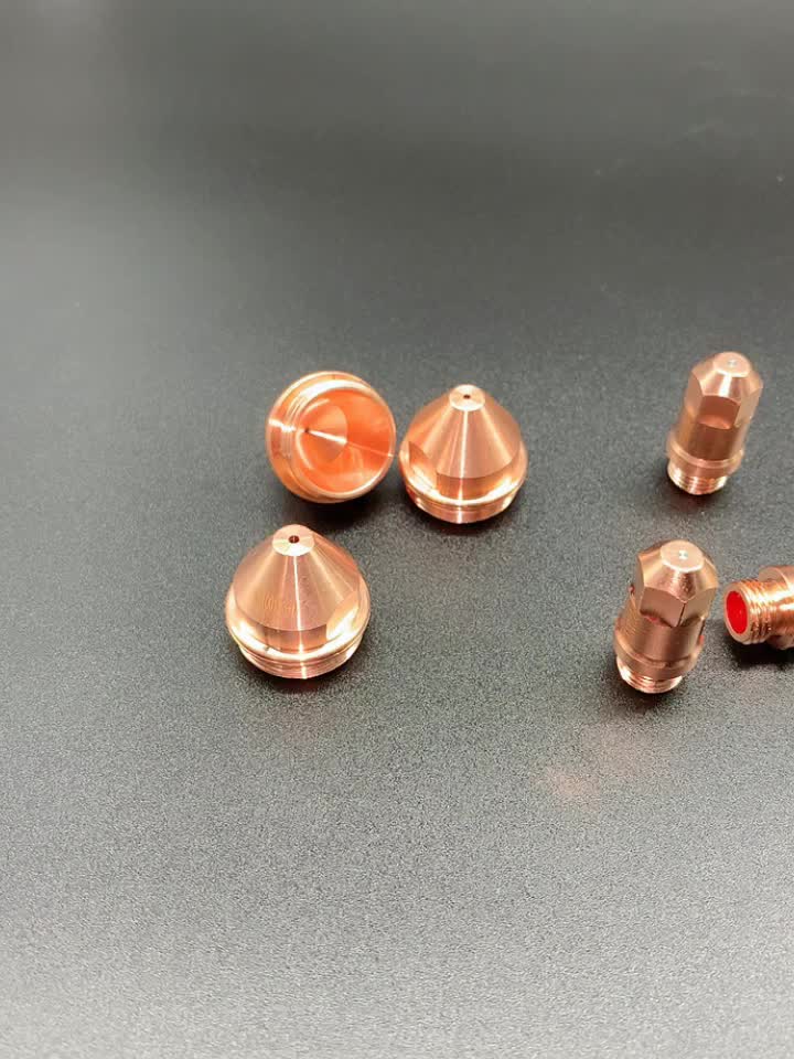 Huayuan Yikai YK100H electrode nozzle cutting nozzle protective cap 120A plasma fine cutting gun CNC cutting torch